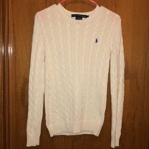 classic Ralph Lauren ivory sweater - size medium